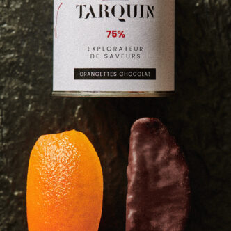 Orangettes enrobées de chocolat belge