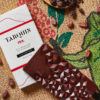Tablette de chocolat brut de noir des Philippines
